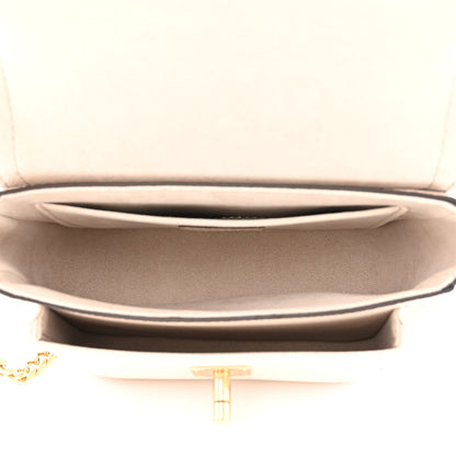 Louis Vuitton Grained Calfskin Lockme Tender Greige 5 of 10
