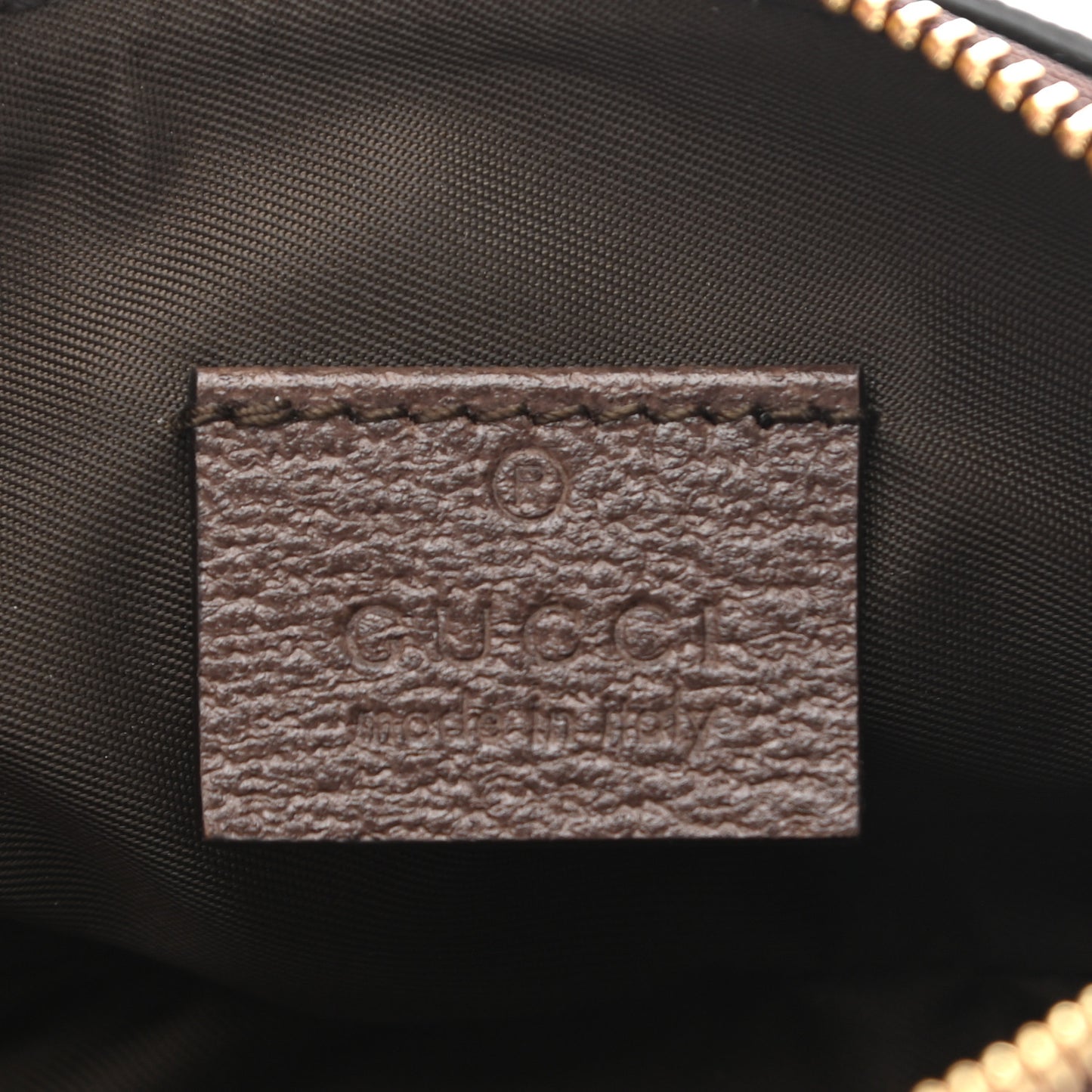 GG Supreme Monogram Web Ophidia Dome Key Pouch Beige New Acero