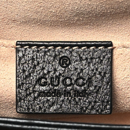 Gucci Calfskin GG Web Small Ophidia Chain Shoulder Bag Black 6 of 9
