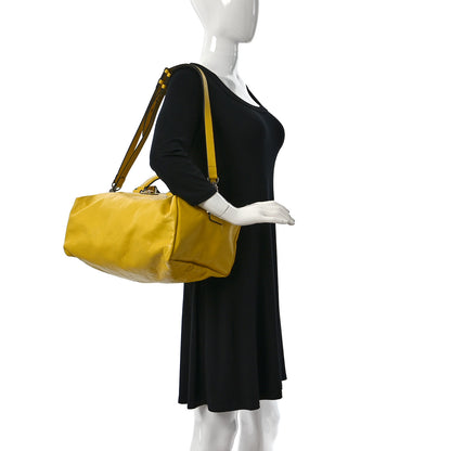 Gucci Fluffy Calfskin Morpheus Convertible Backpack Smile Yellow 2 of 12