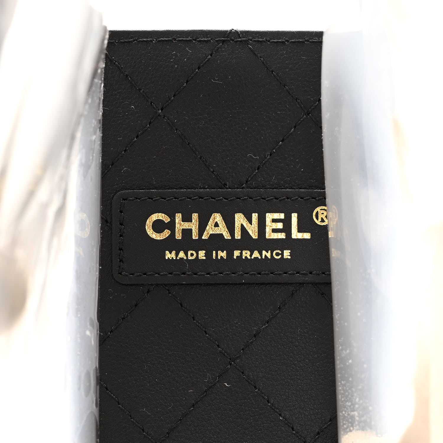 Chanel Lambskin PVC Sand By The Sea Flap With Pearl Strap Black 6 of 11