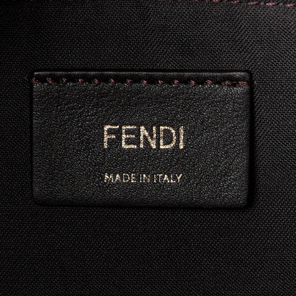Fendi X JOSHUA VIDES Vitello Century Sfumato Medium By The Way Boston Bag Ghiaia Rosa Azzurro 9 of 16
