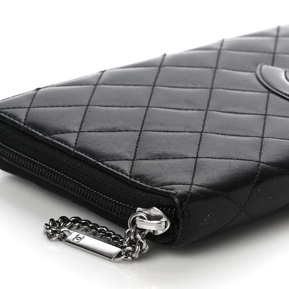 Chanel Calfskin Cambon Zip Around Organizer Wallet Black 11 of 23