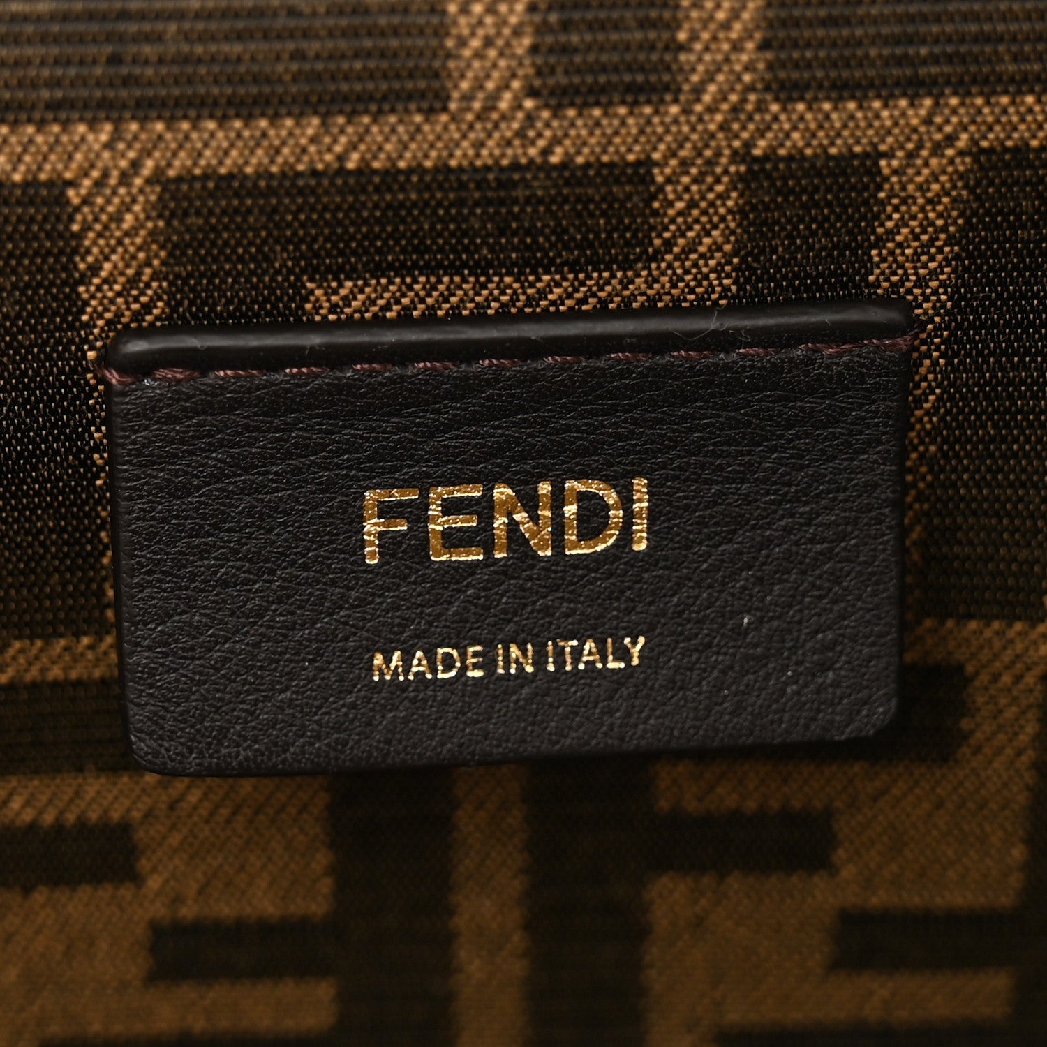 Fendi Shiny Nappa Small Fendi First Caramello 6 of 10
