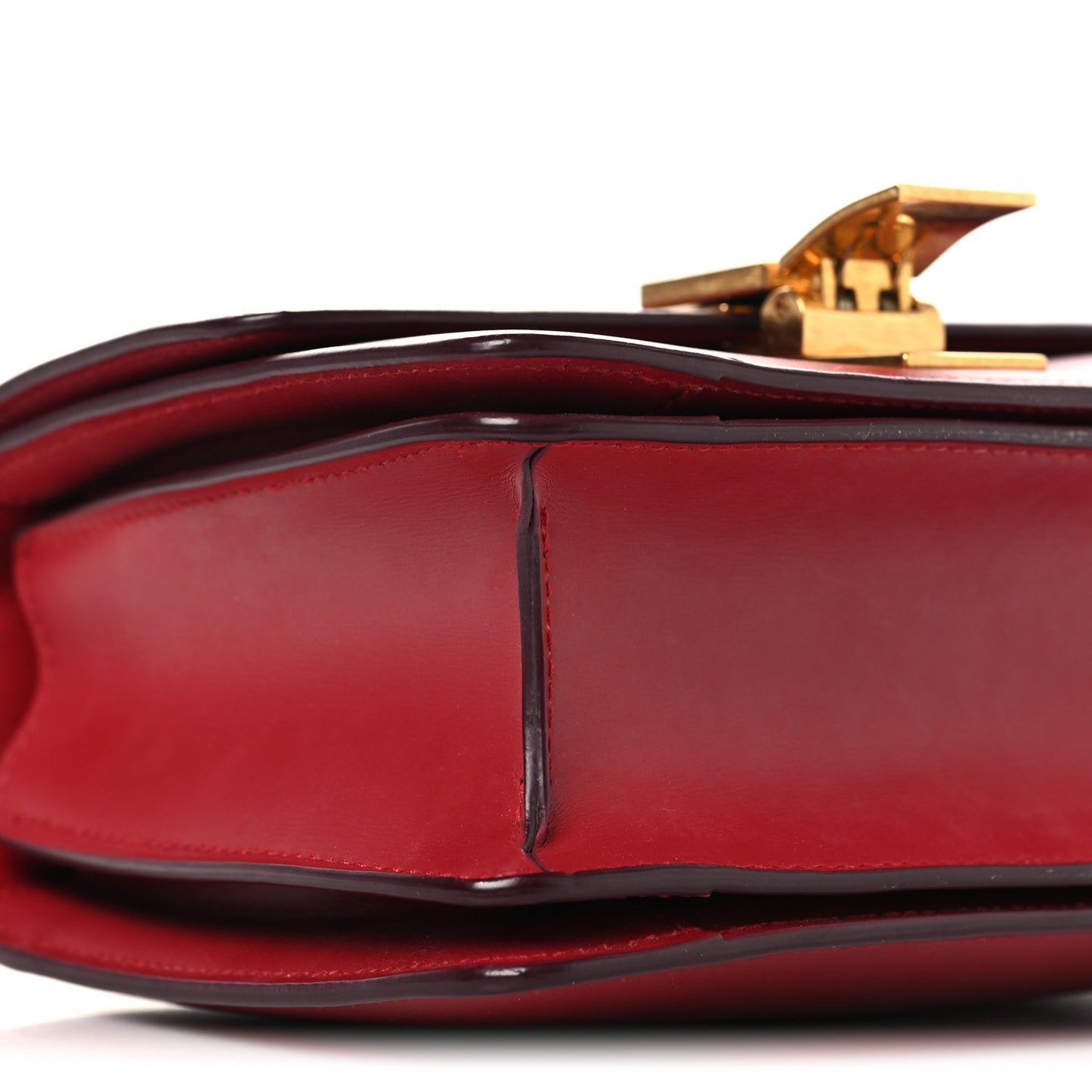 Box Calfskin Small Classic Box Flap Bag Red