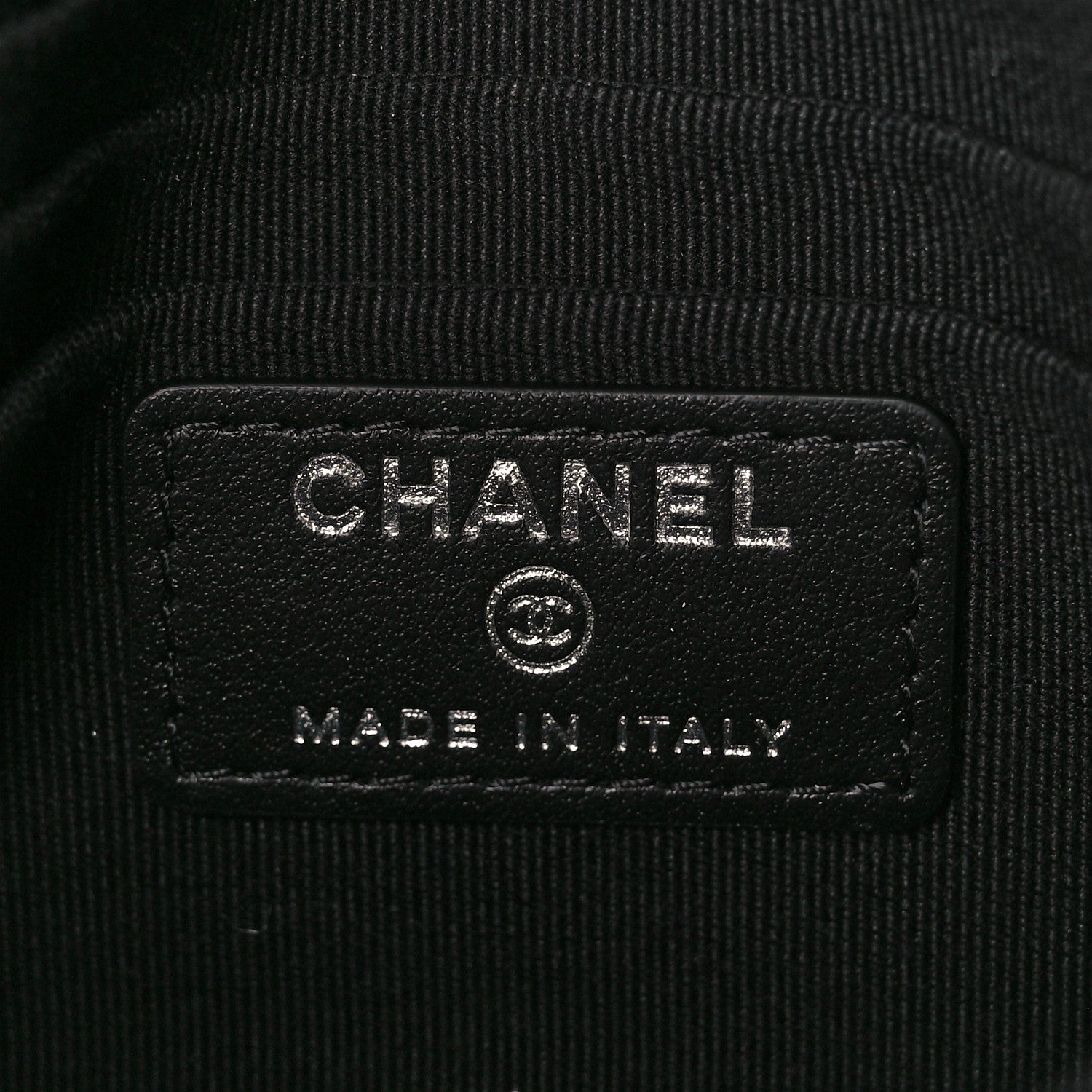 Chanel Caviar Quilted Boy Flap Clutch Black 6 of 11