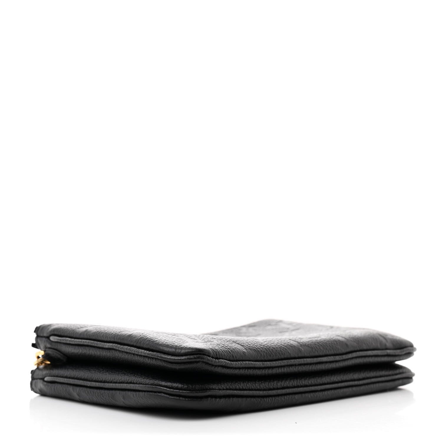 Louis Vuitton Empreinte Double Zip Pochette Black 4 of 11