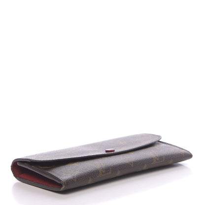 Louis Vuitton Monogram Emilie Wallet Red 4 of 12