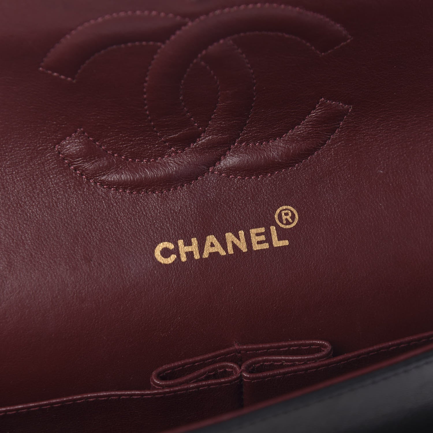 Chanel Lambskin Quilted Medium Double Flap Black 10 of 13