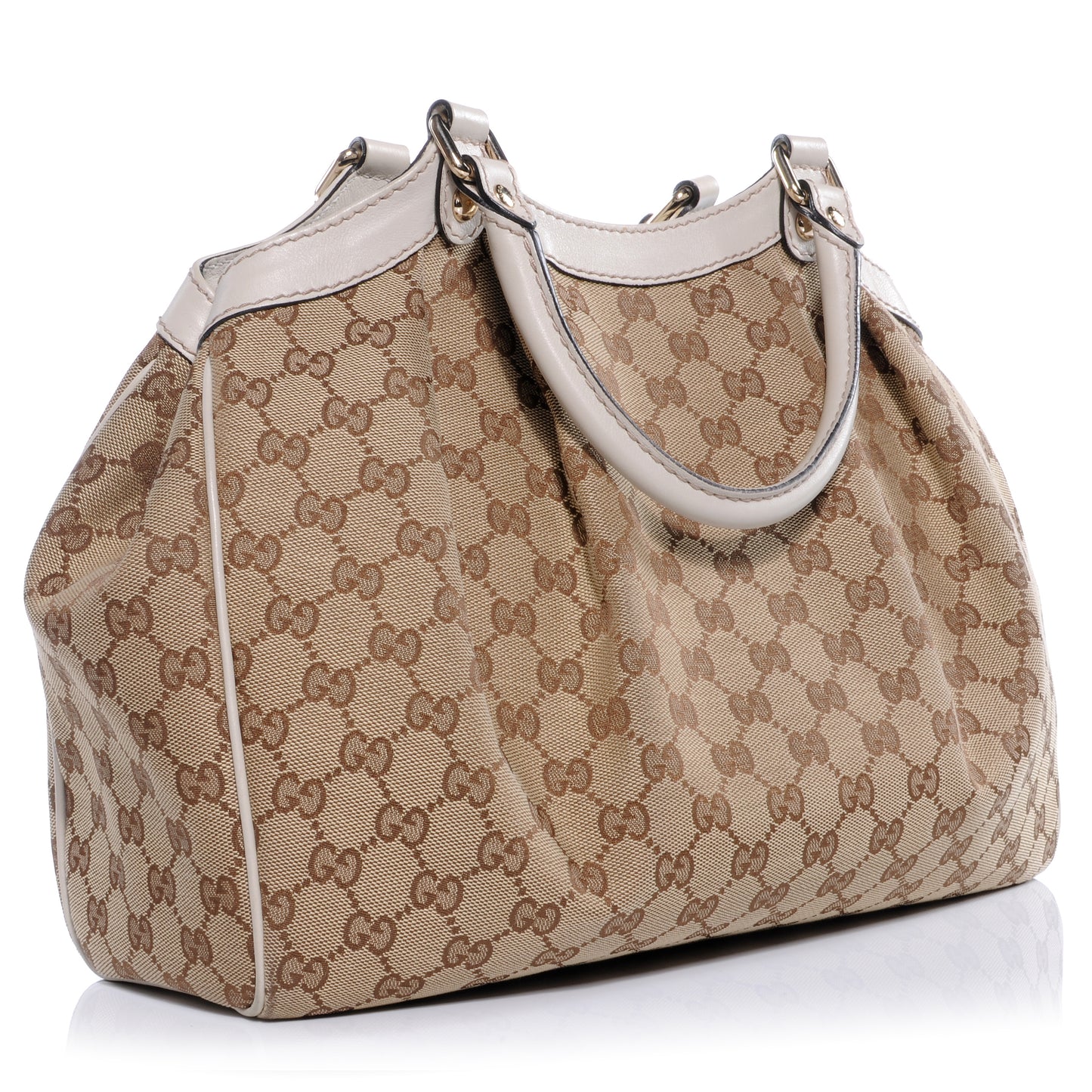 Monogram Medium Sukey Tote Off White