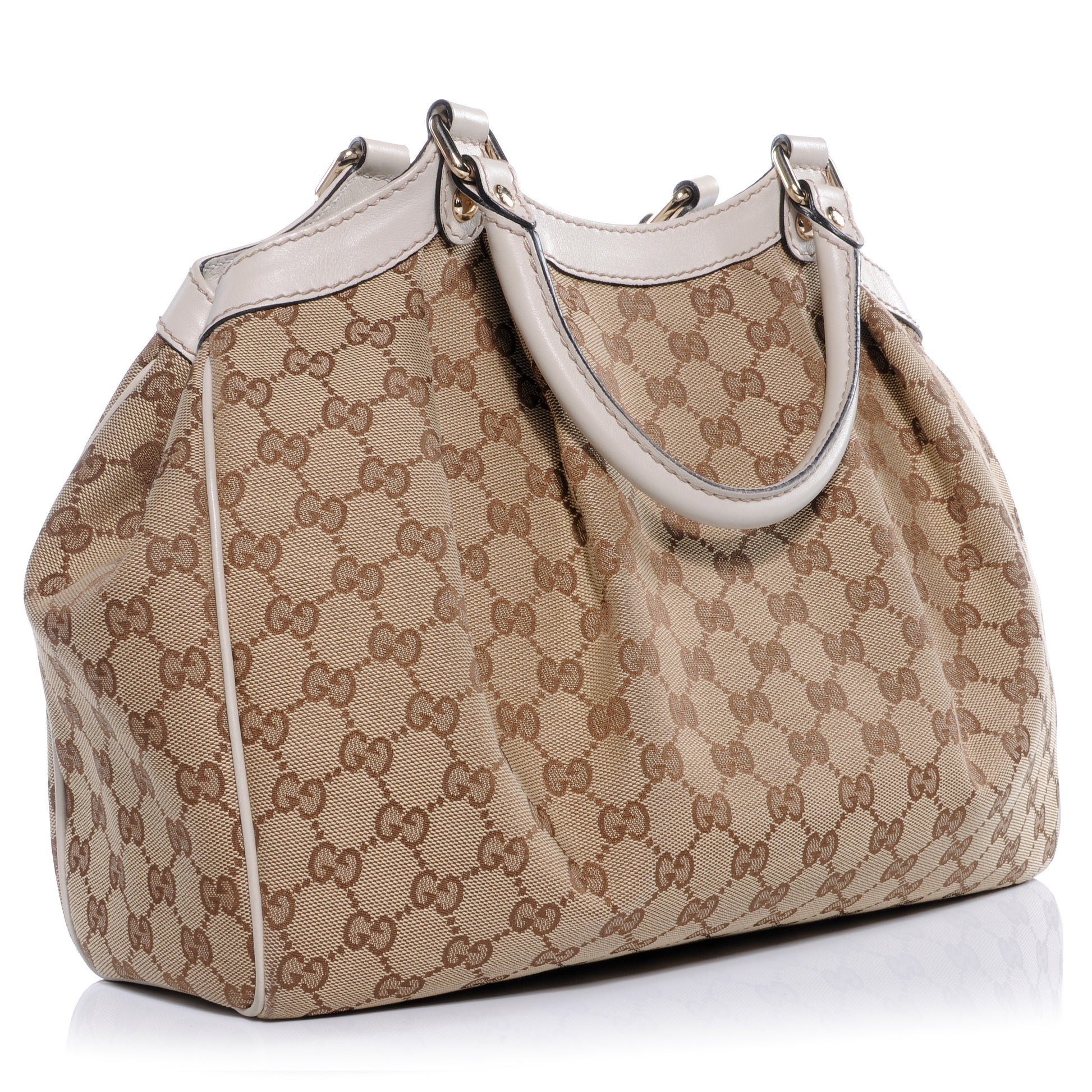 Gucci Monogram Medium Sukey Tote Off White 3 of 8