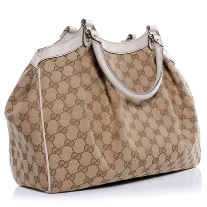 Gucci Monogram Medium Sukey Tote Off White 3 of 8