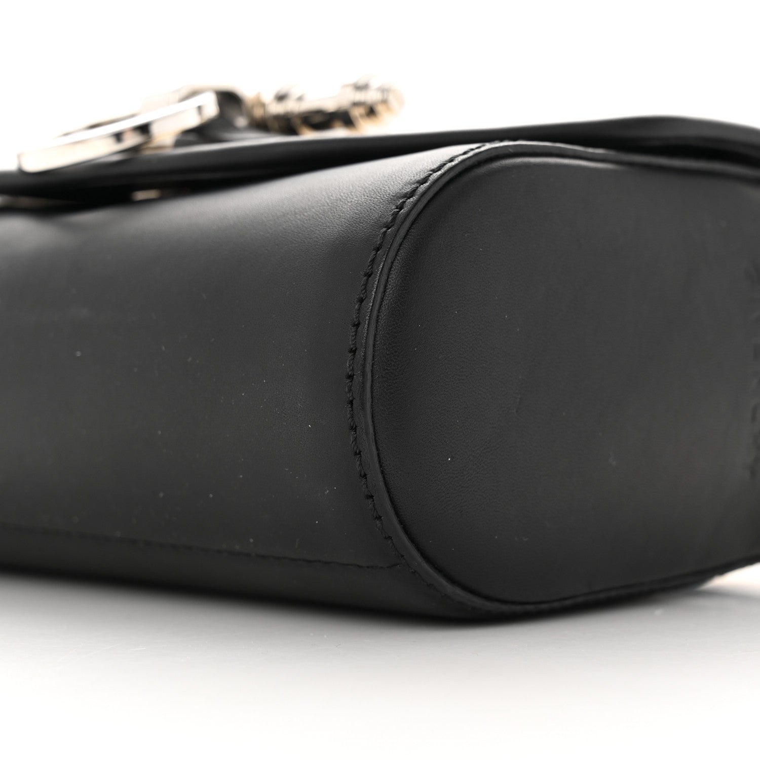 Givenchy Lambskin Obsedia Shoulder Bag Beige Black 9 of 15