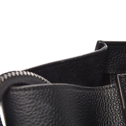 Celine Drummed Calfskin Mini Luggage Black 18 of 19
