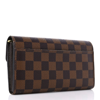 Louis Vuitton Damier Ebene Sarah Wallet NM 3 of 11