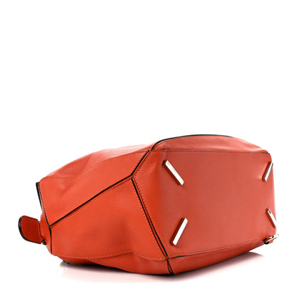 Loewe Calfskin Medium Puzzle Bag Orange 4 of 10