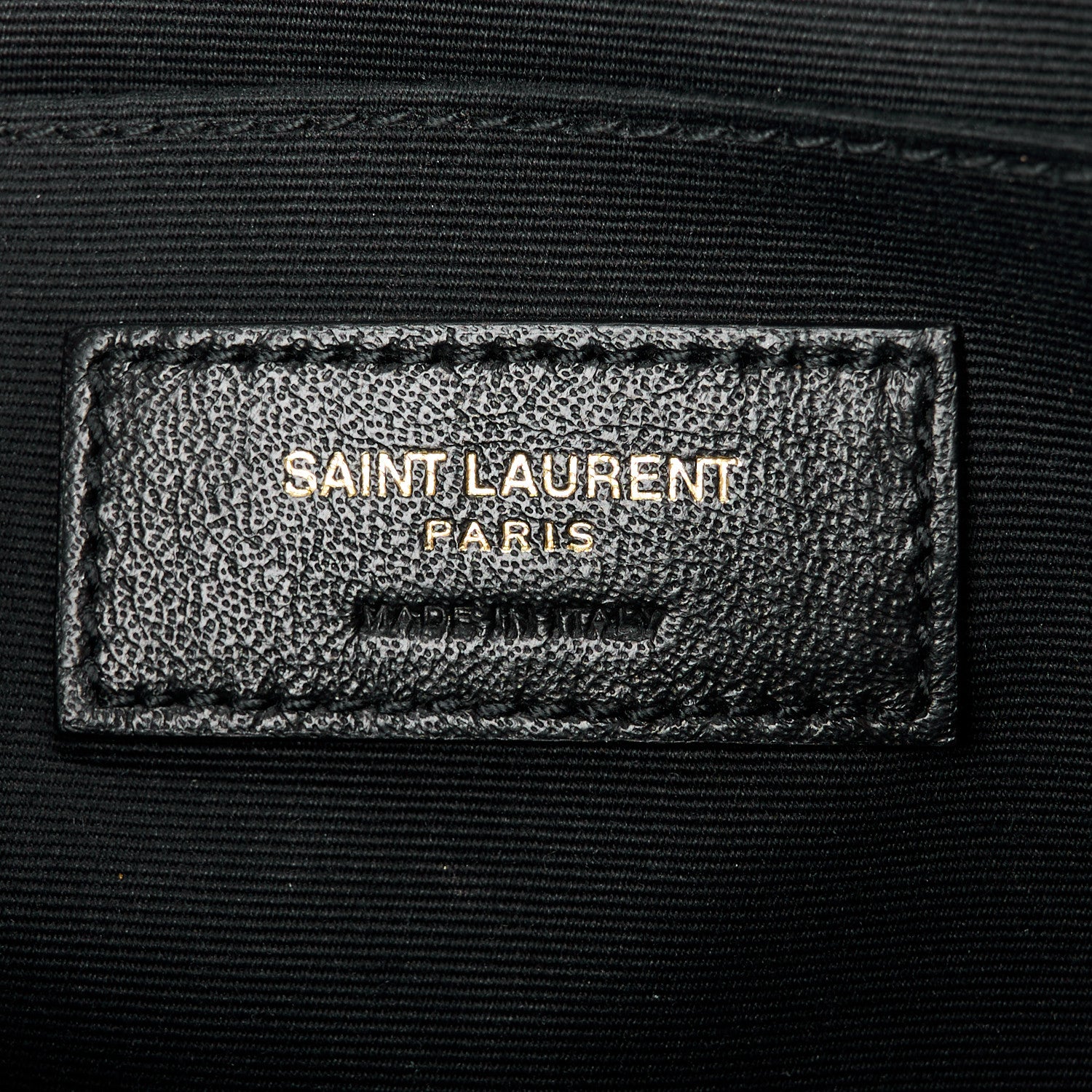 Saint Laurent Calfskin Matelasse Monogram Lou Camera Bag Black 6 of 10