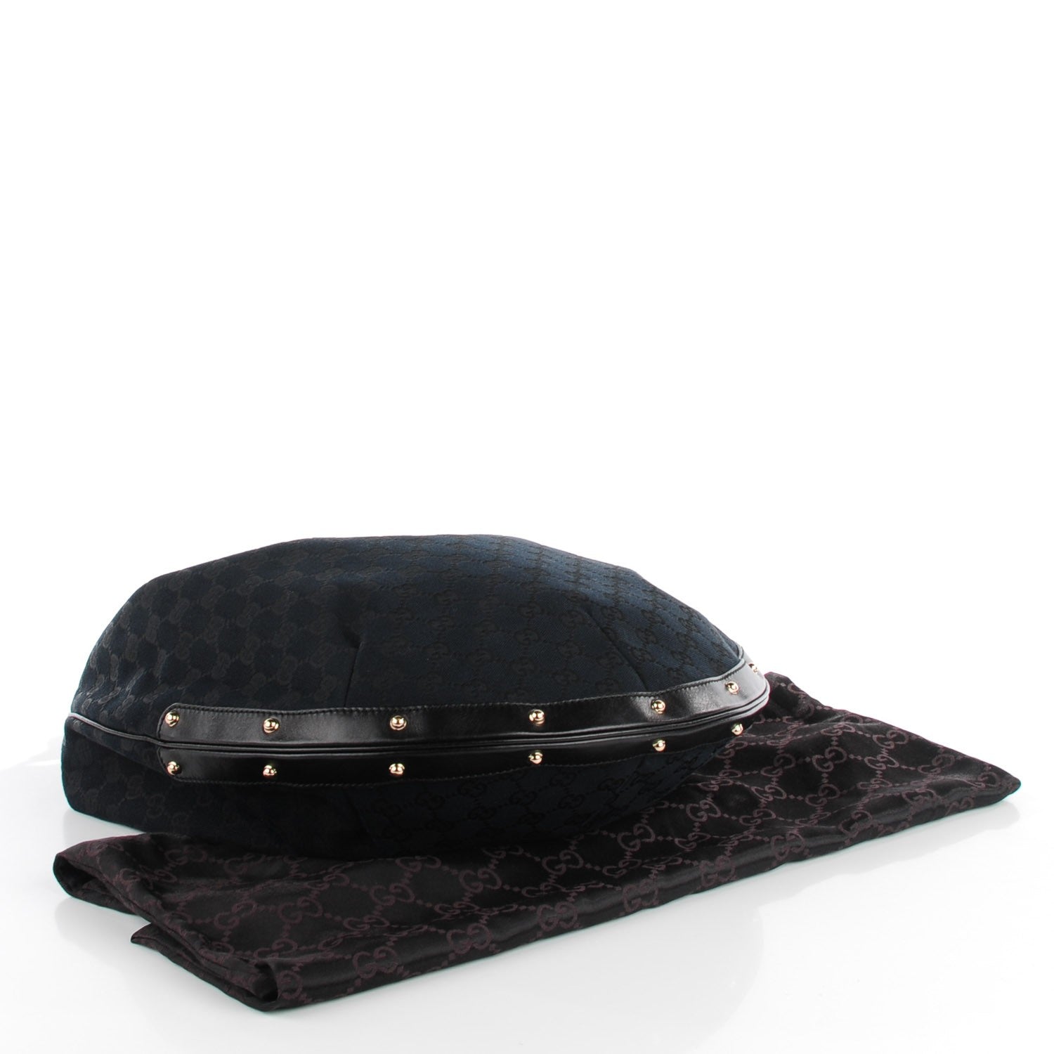 Gucci Monogram Biba Hobo Black 4 of 7