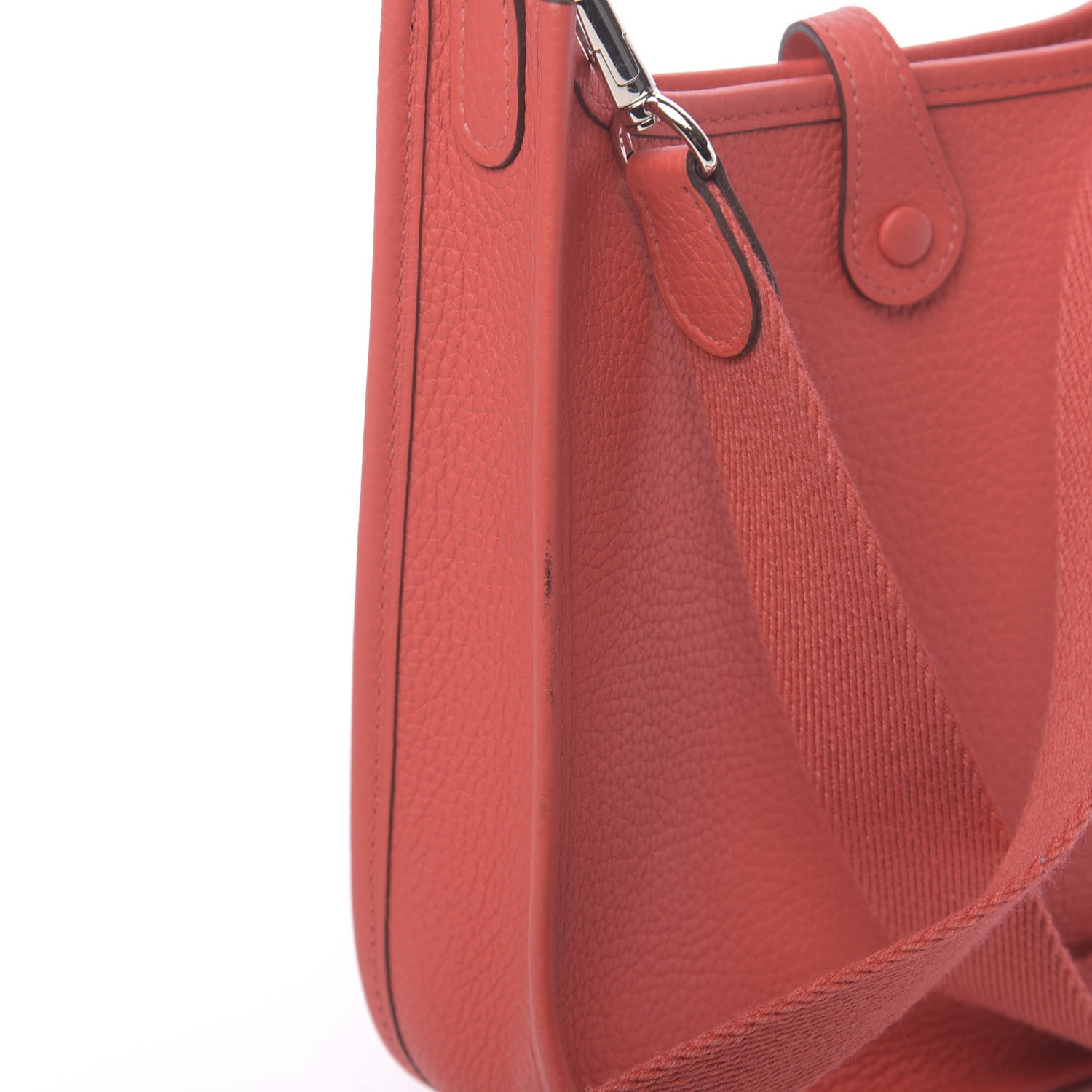 Hermes Taurillon Clemence Evelyne TPM Rose Jaipur 12 of 14