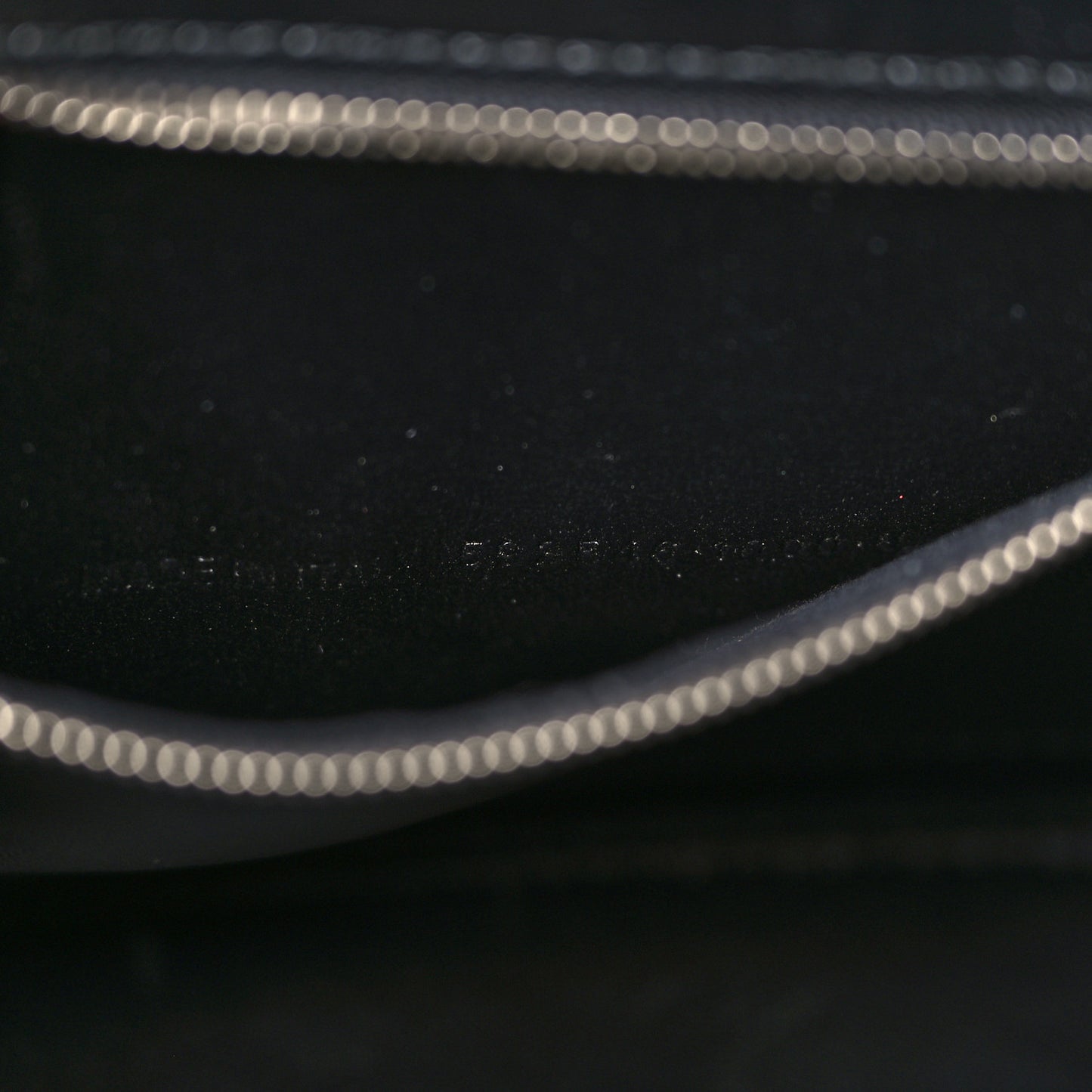 Grained Calfskin Small Hourglass Top Handle Bag Black