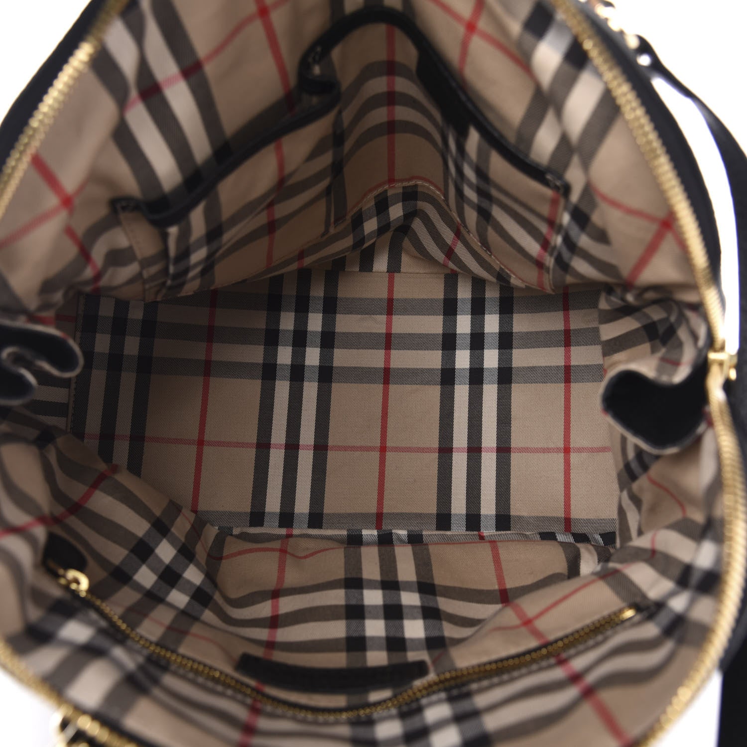 Burberry London Grainy Calfskin Medium Greenwood Bowling Bag Black 5 of 10
