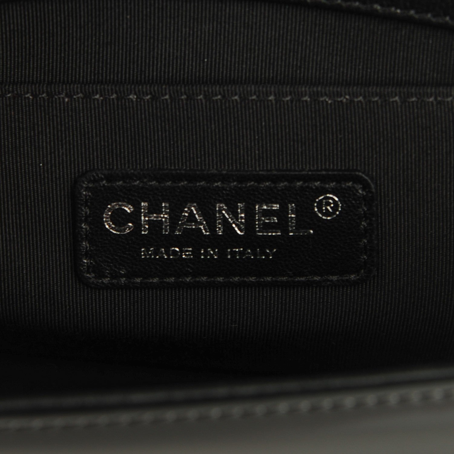 Chanel Patent Calfskin Quilted Medium Plexiglass Boy Flap Black 7 of 9