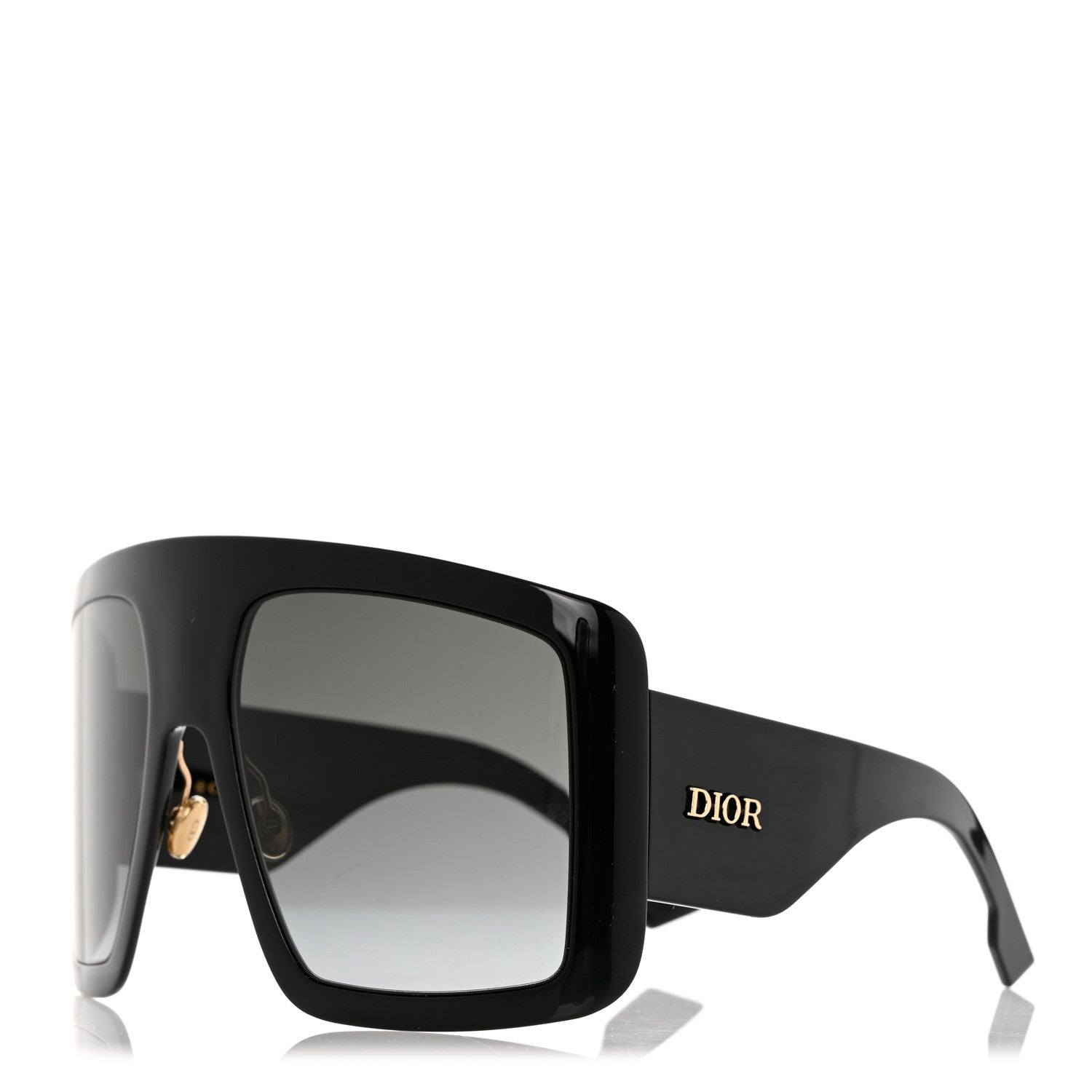 Christian Dior Acetate DiorSo Light 1 Shield Sunglasses Black 1 of 9
