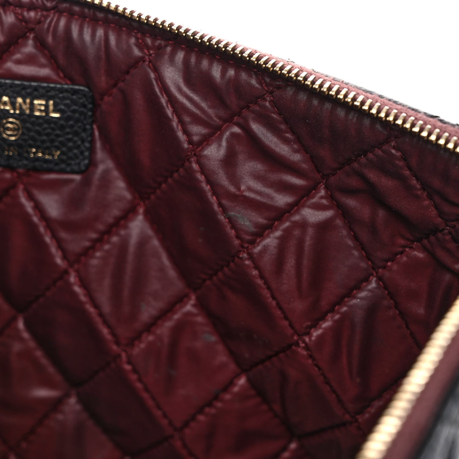 Chanel Caviar Quilted Medium Cosmetic Case Black 8 of 8