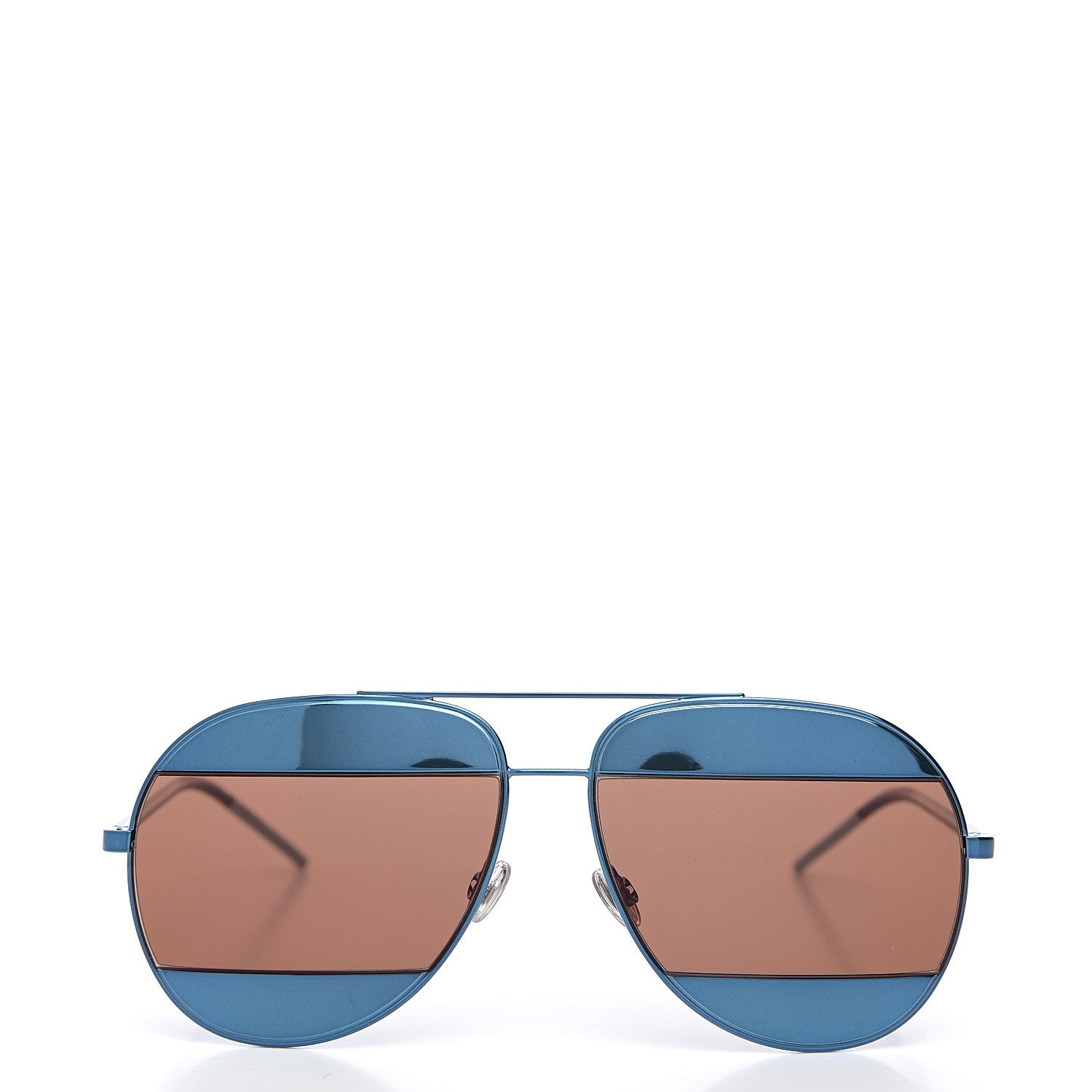Christian Dior Split 1 Aviator Sunglasses Blue 2 of 8