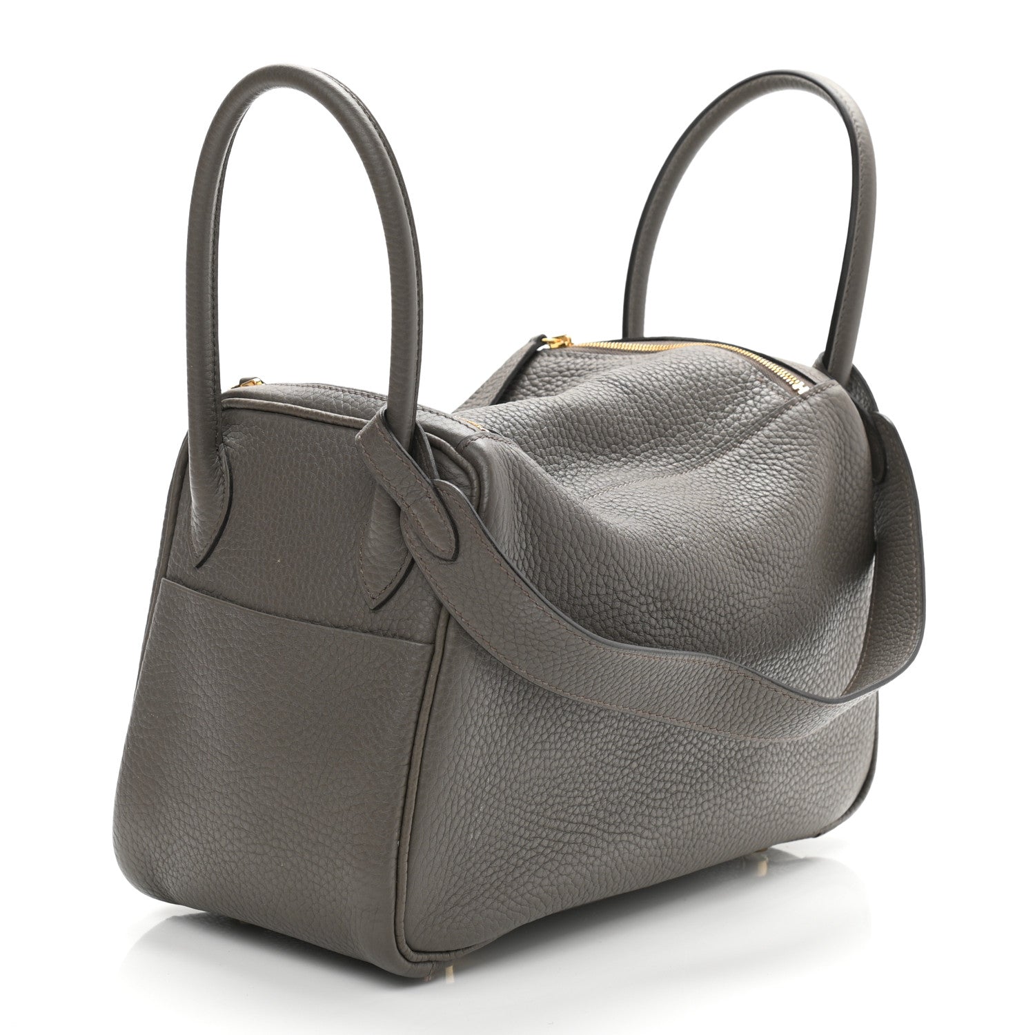 Hermes Taurillon Clemence Lindy 26 Etain 3 of 11