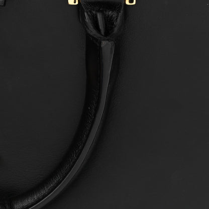 Saint Laurent Calfskin Monogram Baby Cabas Black 11 of 12