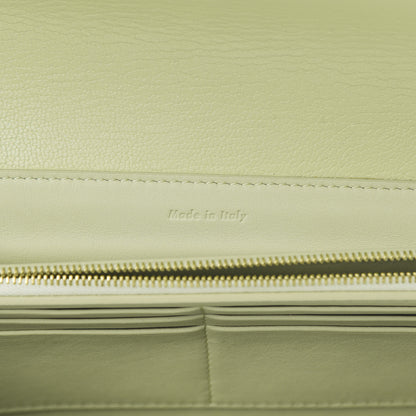 Celine Calfskin Folded Clutch With Strap Jade 7 of 12