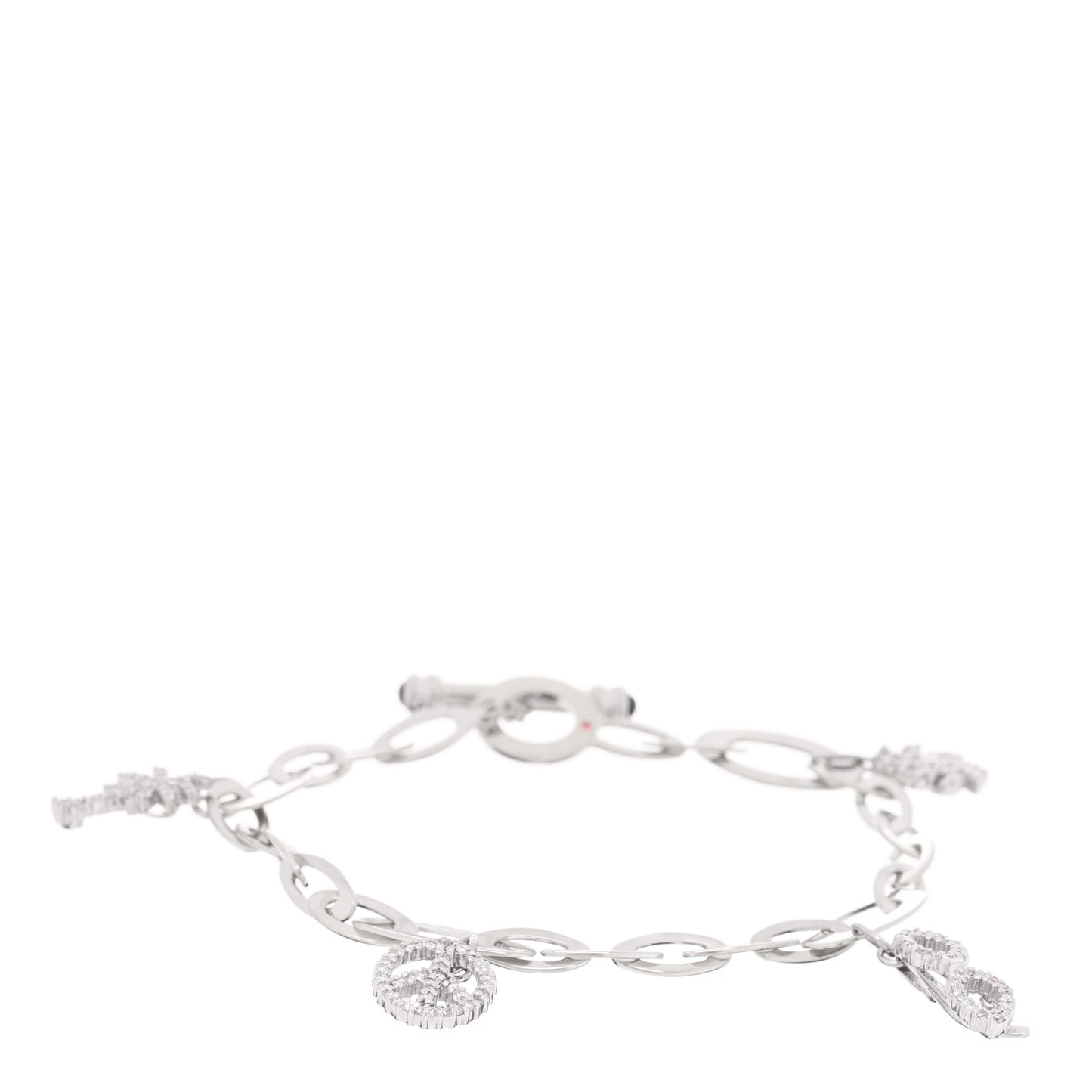 18K White Gold Diamond Tiny Treasures Charm Bracelet