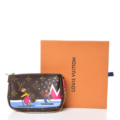 Louis Vuitton Monogram 2018 Christmas Animation Mini Bears Pochette Accessories 8 of 8