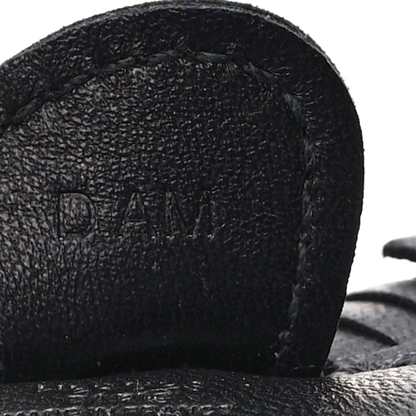 Milo Lambskin Grigri Rodeo Horse Bag Charm PM So Black