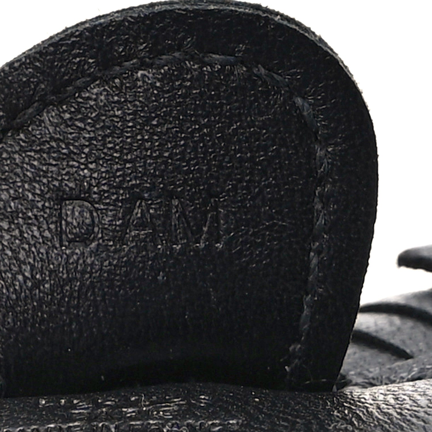 Hermes Milo Lambskin Grigri Rodeo Horse Bag Charm PM So Black 3 of 4