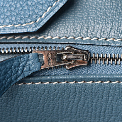 Hermes Togo Birkin 35 Blue Jean 22 of 36