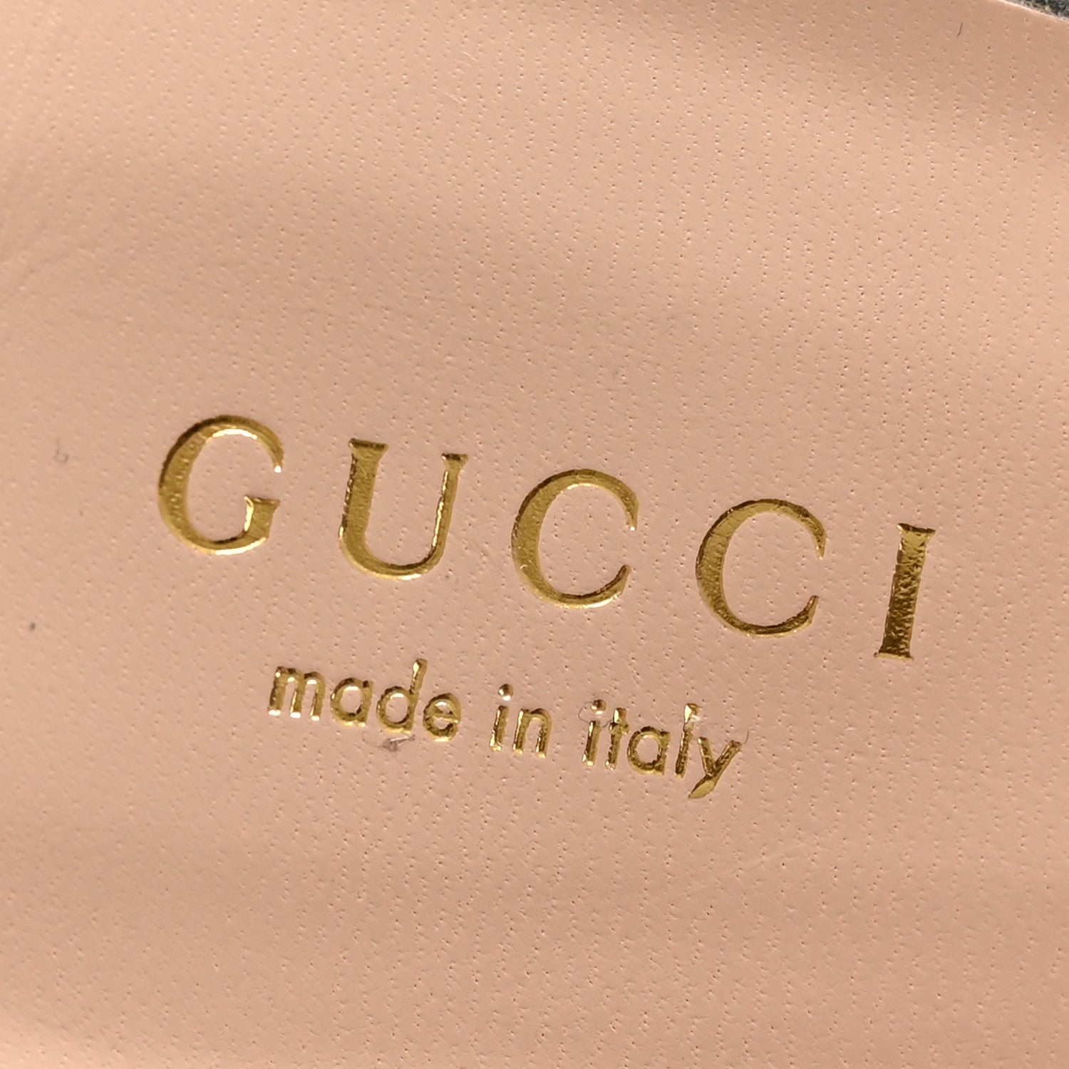 Gucci Metallic Nappa Victoria Strappy Horsebit Sandals 40 Silver 8 of 10
