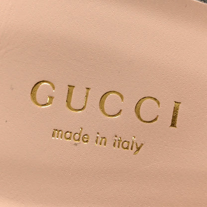 Gucci Metallic Nappa Victoria Strappy Horsebit Sandals 40 Silver 8 of 10