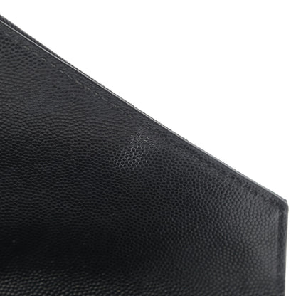Saint Laurent Grain De Poudre Tri-Quilt Small College Monogram Satchel Black 12 of 17