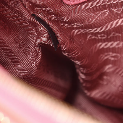 Prada Saffiano Mini Galleria Double Zip Tote Geranio 9 of 13