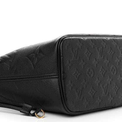 Louis Vuitton Empreinte Monogram Giant Neverfull MM Black 9 of 12