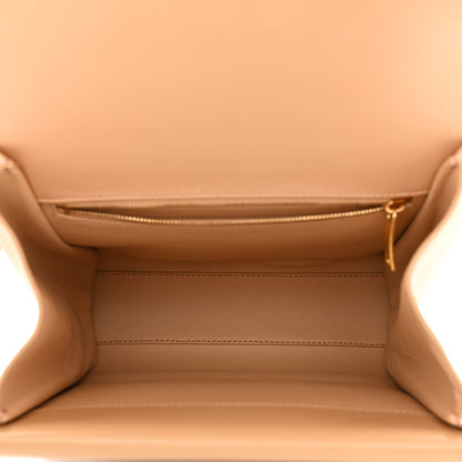 Bottega Veneta Box Calfskin Nappa Clip Bag Almond Gold 5 of 10