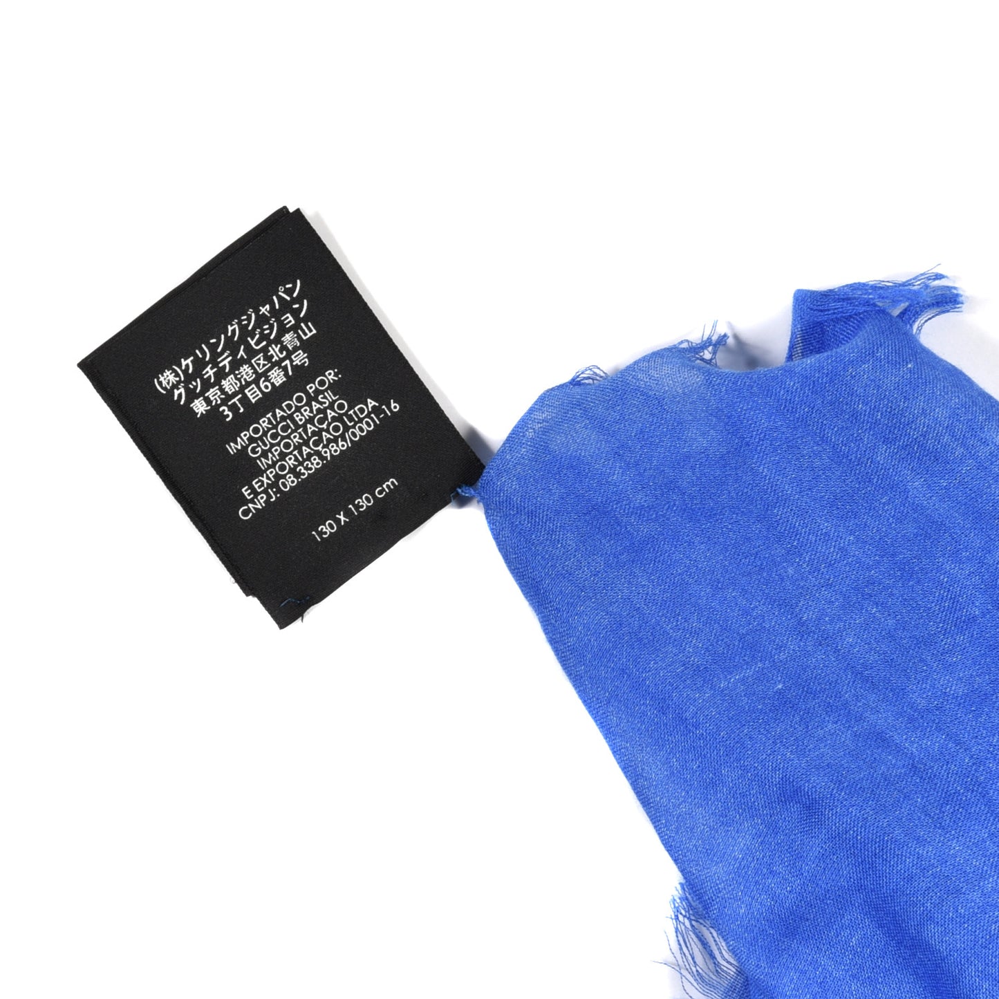 Modal Silk Bengal Scarf Blue