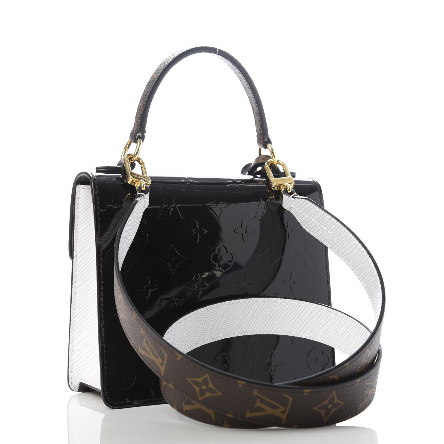Louis Vuitton Vernis Epi Monogram Spring Street Black 3 of 9