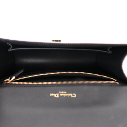 Christian Dior Metallic Patent Micro-Cannage Medium Diorama Flap Bag Pink 5 of 12