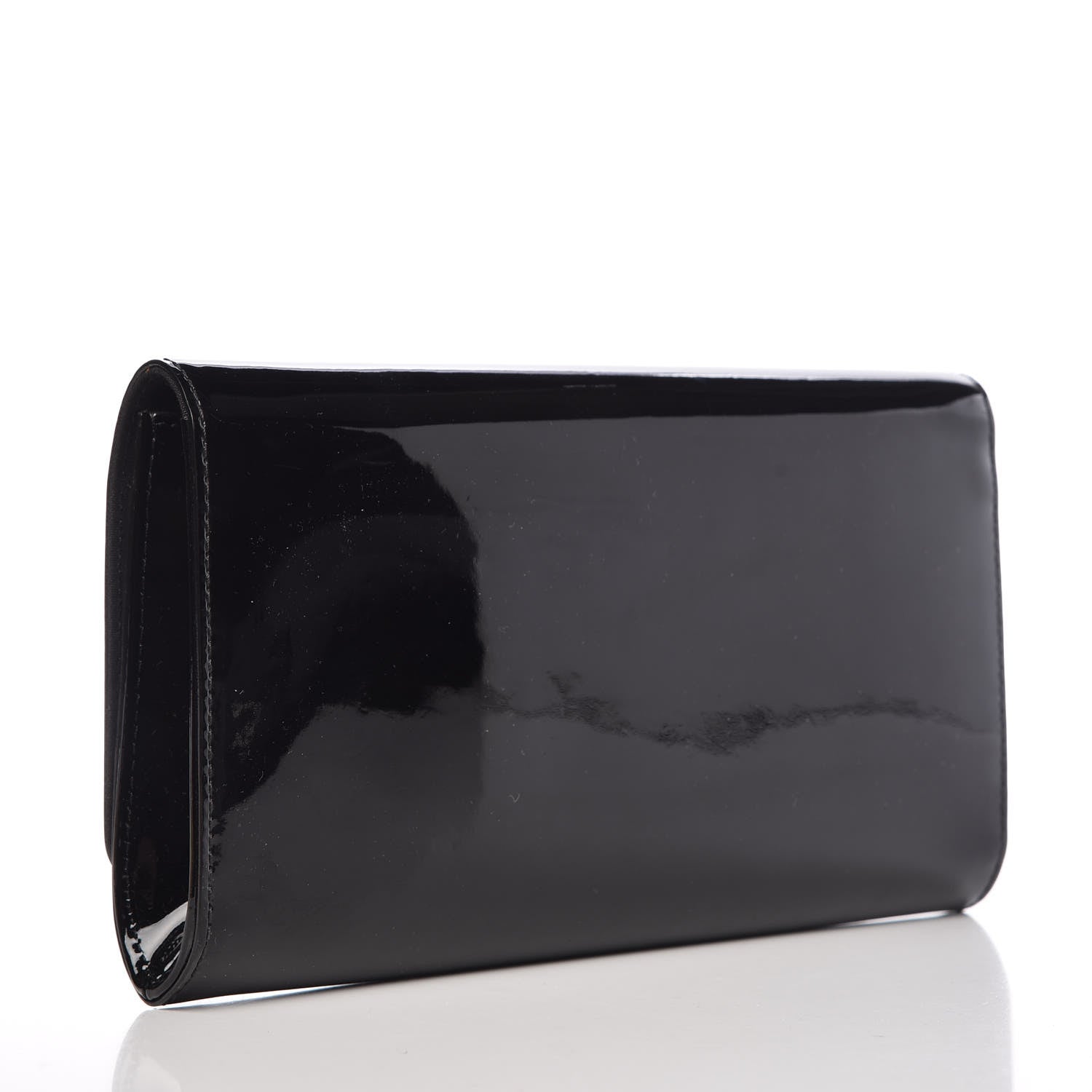 Louis Vuitton Patent Neo Sobe Louise EW Clutch Black 3 of 9