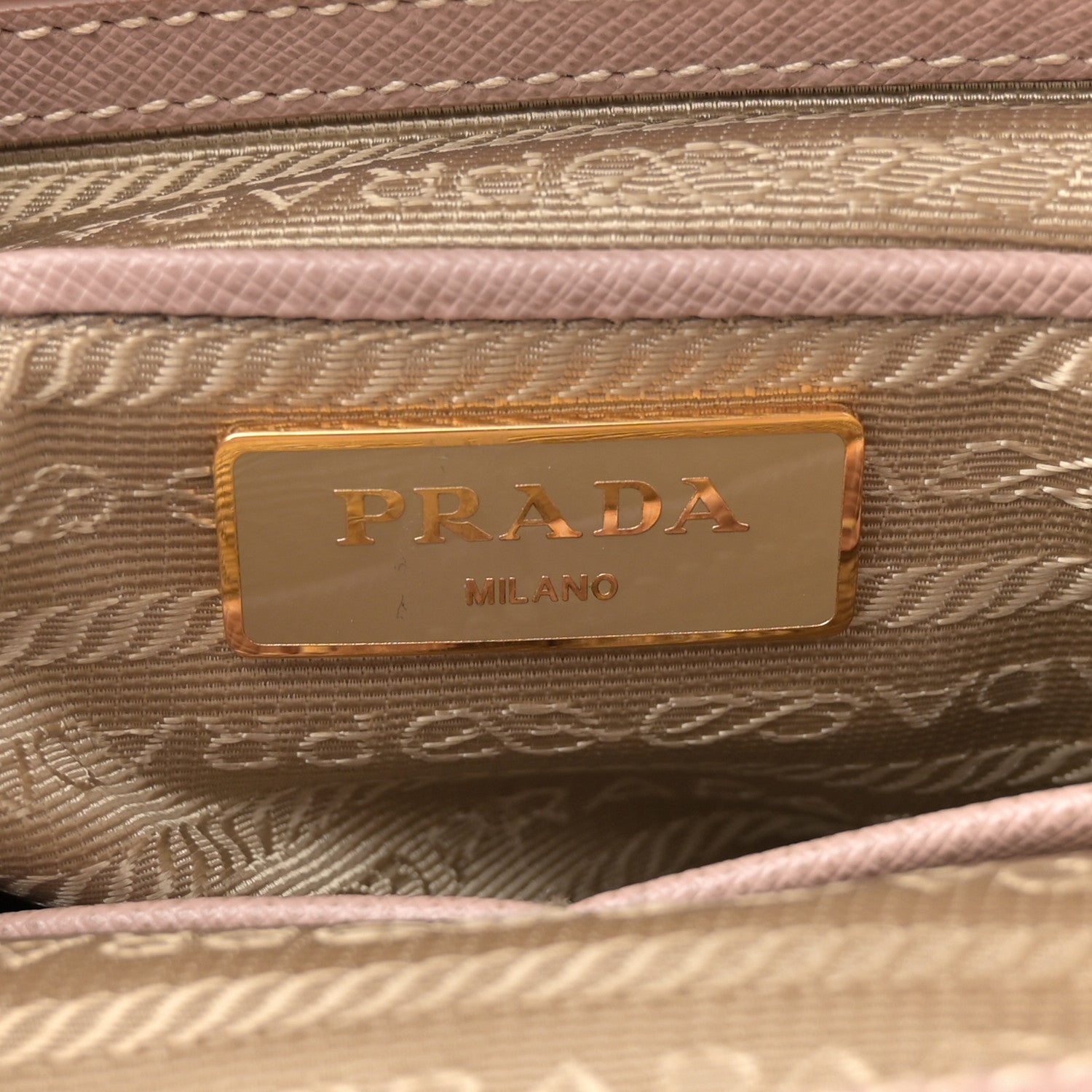 Prada Saffiano Large Galleria Double Zip Tote Cammeo 7 of 17