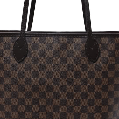 Louis Vuitton Damier Ebene Neo Neverfull MM Rose Ballerine 9 of 13