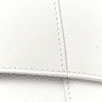Balenciaga Grained Calfskin Small Hourglass Top Handle Bag White 6 of 13